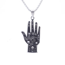 Load image into Gallery viewer, Hamsa Hand Pendant Necklace
