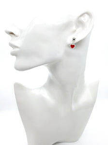 Red Heart Earrings