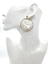 Load image into Gallery viewer, Angel Dangle Earrings Hoop
