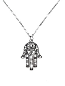 Hamsa Hand Filigree Necklace Pendant