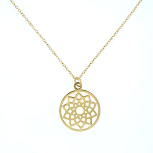 Mandala Pendant Necklace on Forever Summer Card