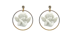 Load image into Gallery viewer, Angel Dangle Earrings Hoop
