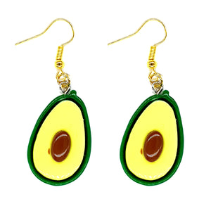 Avocado Acrylic Drop Earrings