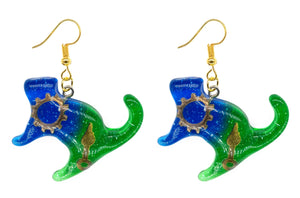 Cat Acrylic Drop Earrings