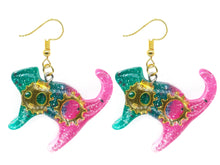 Load image into Gallery viewer, Cat Acrylic Drop Earrings
