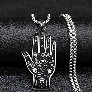 Hamsa Hand Pendant Necklace