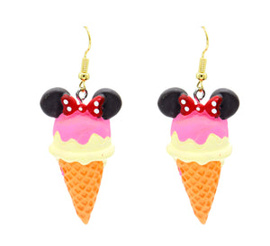 Cartoon Acrylic Drop Earrings