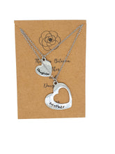 Load image into Gallery viewer, Mother Daughter Two Hearts Necklace Pendant
