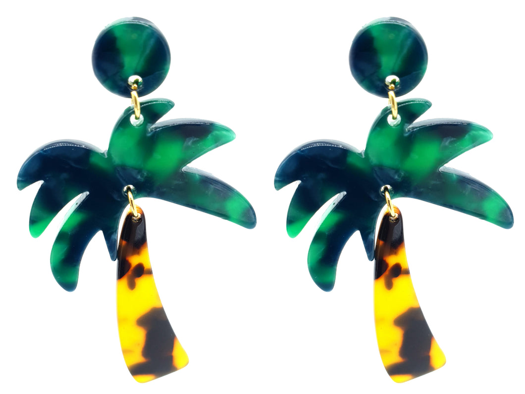 Palm Tree Earrings Acrylic Earrings