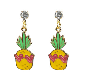 Pineapple Drop Earrings