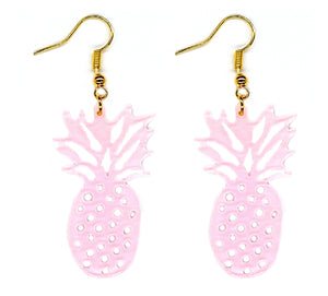 Pineapple Acrylic Drop Earrings