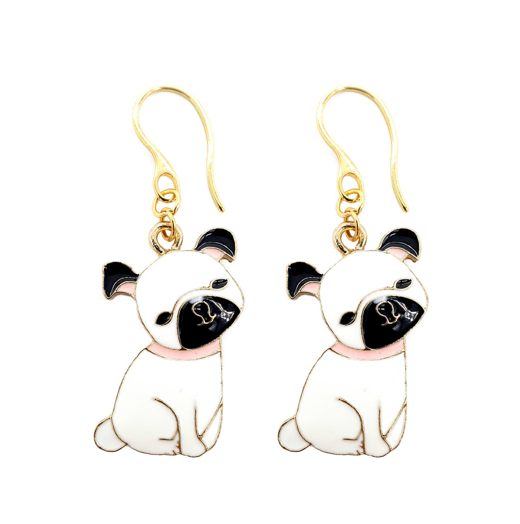 Puppy Dangle Dog Earrings