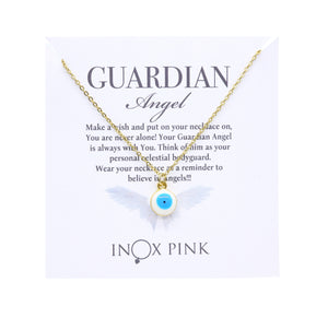 Guardian Angel Necklace Pendant Evil Eye Amulet